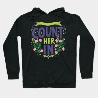 Count Her Inspire Inclusion Women's International Day 2024 Hoodie